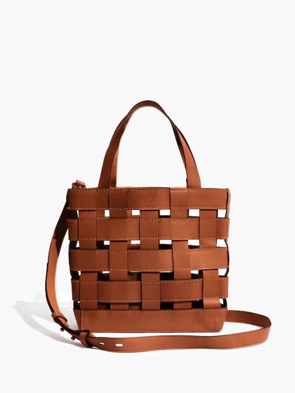 MADEWELL The Transport Crossbody: Basketweave Edition